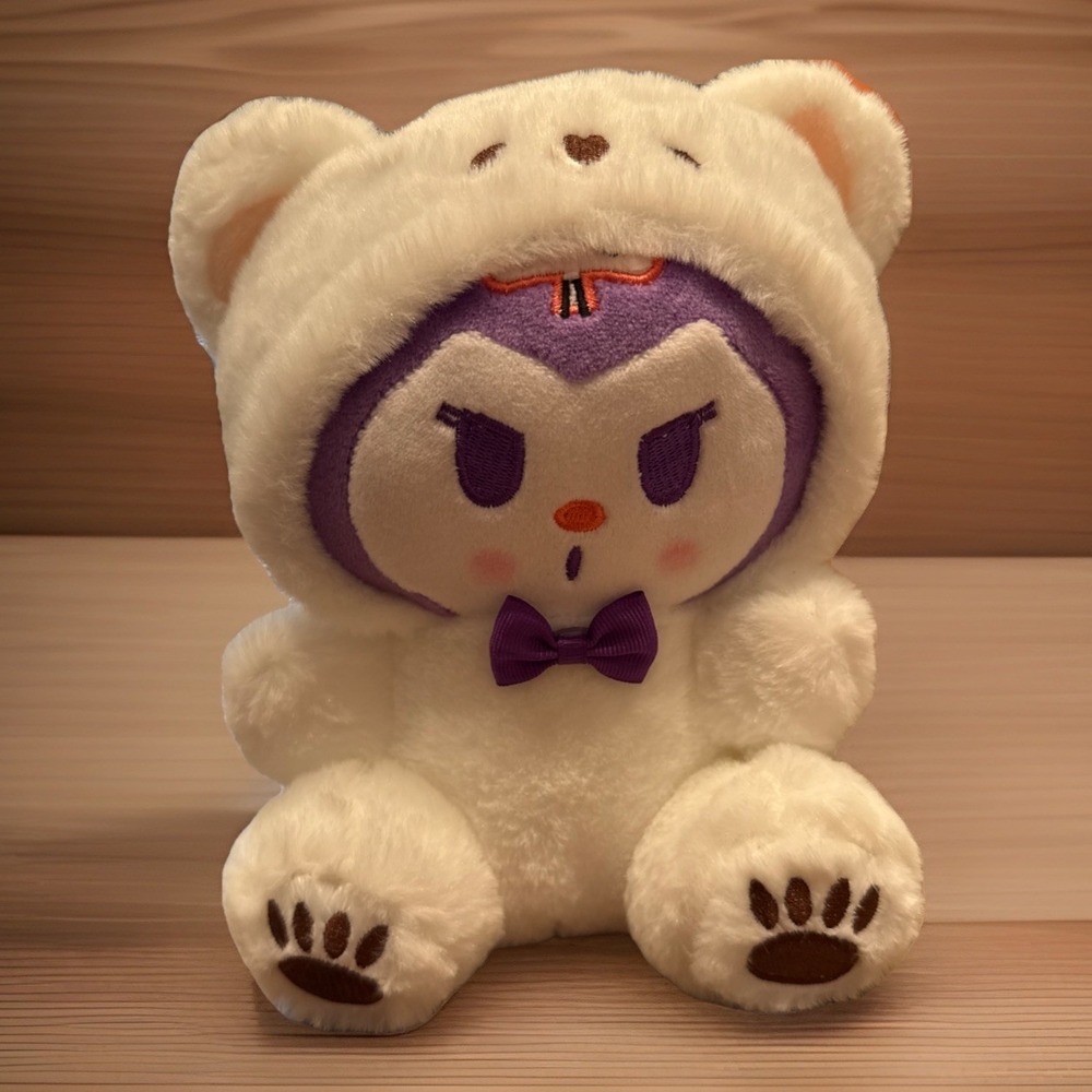 Sanrio Kuromi Polar Bear Costume Plush Anime Hello Kitty Cute Excellent